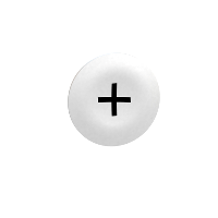 Колпачок толкателя для многофункциональной головки кнопки 22 мм белый 