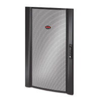 Дверца NetShelter SX Colocation 20U шириной 600 мм черная изогнутая перфорированная