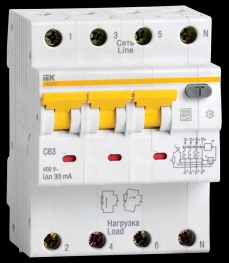 АВДТ 34 C25 100мА - Автоматический Выключатель Дифф. тока