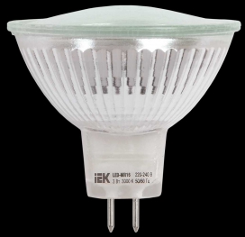 Лампа светодиодная MR16 софит 5 Вт 330 Лм 230 В 3000 К GU5.3 IEK-eco