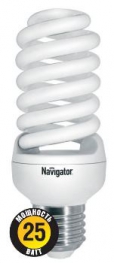 Энергосберегающая витая лампа Navigator NCLP-SF-25-827-E27 - 94355