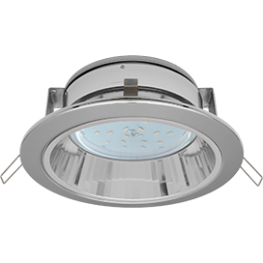 Ecola GX53 H2R Downlight with reflector_chrome (светильник) 58x125