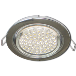 Ecola GX53 H4 Downlight without reflector_chrome (светильник) 38x106 - 10 pack