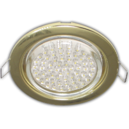 Ecola GX53 H4 Downlight without reflector_gold (светильник) 38x106 - 10 pack