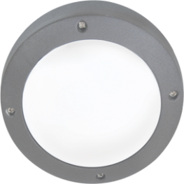 Ecola GX53 LED B4139S светильник накладной IP65 матовый Круг алюмин. 1*GX53 Серый 145x145x65