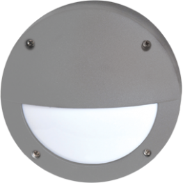 Ecola GX53 LED B4140S светильник накладной IP65 матовый Круг с ресничкой алюмин. 1*GX53 Серый 145x145x65