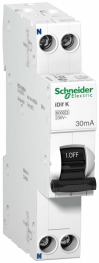 Schneider Electric Acti 9 iDif K дифференциальный автомат 6КА 10A C 30МA AC A9D63610