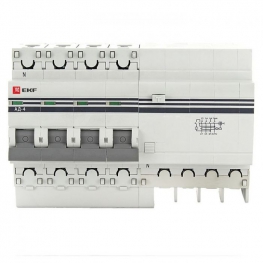 Дифференциальный автомат АД-4 S 32А/100мА (хар. C, AC, электронный, защита 270В) 4,5кА EKF PROxima