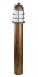 Уличный светильник напольный MINORCA, 1X60W (E27), IP54, H785, сталь, медная покраска/опаловое