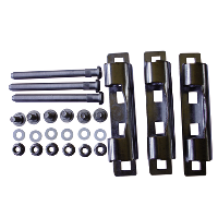 Set of 3 hinges SMX stainless 316L