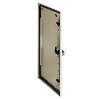 Plain right door Spacial S3D H800xW500 RAL 7035, with lock