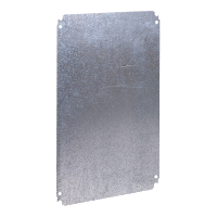 Metallic mounting plate for PLS box 27x54cm