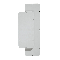 cable entry plate polyester 435x185 mm. forPLM75 and 86 - RAL 7035