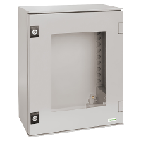 wall-mounting enclosure polyester monobloc IP66 H1056xW852xD350mm glazed door