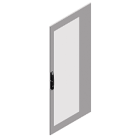 Прозрачная дверь 19" со смещенным вырезом 2000