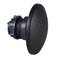 Головка грибовидной кнопки 22 мм черная 60мм