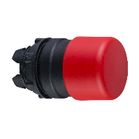 Головка красныйой грибовидной 30мм кнопки 22 мм с возвратом