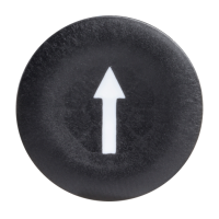 Колпачок толкателя для кнопки 22 мм черный