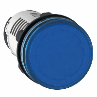 Сигнальная лампа 22 мм 230В синяя