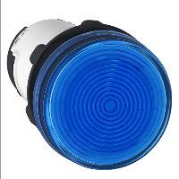 Сигнальная лампа 22 мм до 250В синяя