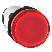 Сигнальная лампа 22 мм до 250В красная