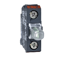 white light block for head O22 integral LED 48..120 V - screw clamp terminals