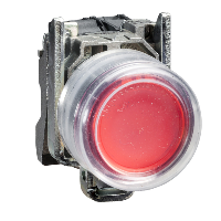 Кнопка ATEX - красный - O 22 - пружинный возврат - 1НС