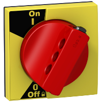 Поворотная рукоятка красная С передаточным механизмом для iC60, iC60+Vigi