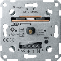 Механизм поворотного светорегулятора с индикатором нагрузки 1000ВА
