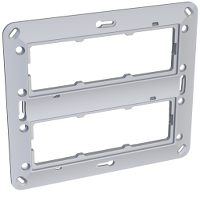 Altira - fixing frame - Italian boxes - 2x3 inserts 2 gangs - plastic