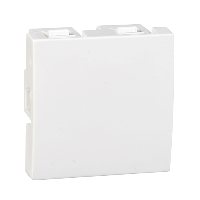 Altira - blind cover plate - 2 modules - 45 mm - white