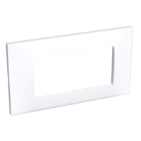 Altira - cover frame - 2 inserts 1 gang horizontal - polar white