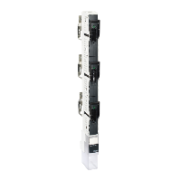 ISFL160A - 185 mm busbar one-pole switchable with screws M8 and elevated bracket