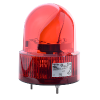 Лампа маячок вращающийся красный 12В AC/DC 120ММ      