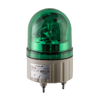 Лампа маячок вращающийся зеленая 24В AC/DC 84ММ     