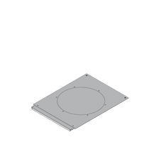 UEBSBMD 307R Assembly cover, blank, round