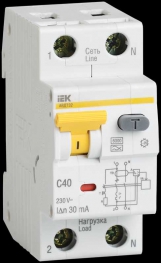 АВДТ 32 C40 100мА - Автоматический Выключатель Дифф. тока