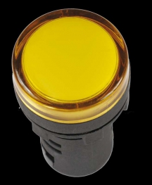 Лампа AD16DS(LED)матрица d16мм желтый 110В AC/DC ИЭК