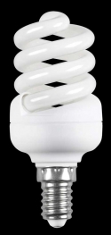Лампа энергосберегающая спираль КЭЛ-FS Е14 9Вт 4200К Т2 ИЭК