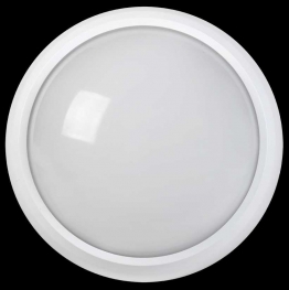Светильник светодиодный ДПО 3010 8Вт 4500K IP54 круг белый пластик IEK