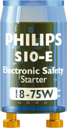 Стартер PHILIPS Safety S10E 18-75W SIN 220-240V BL/20X25CT