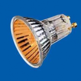 Галогенная цветная лампа - BLV POPLINE 50w / 230v / 35° / L=53 mm / GU10 / red 103951