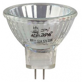 Лампа галогенная с отражателем на 12V Лампа - ЭРА GU4-MR11-35W-12V-30Cl (10/200) C0027362