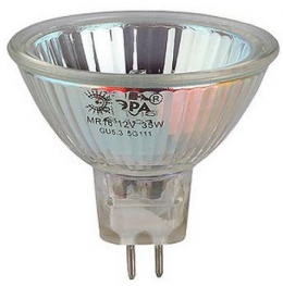 Лампа галогенная с отражателем на 230V - ЭРА GU5.3-JCDR (MR16) -50W-230V-40Cl (10/200) C0027365