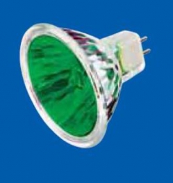 Галогенная лампа цветная - BLV MR16 POPSTAR 50w / 12° / green 186153