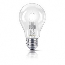 Лампа галогенная в наружной колбе (грушевидная) - Philips EcoClassic E27 230V прозрачная 42W 630lm - 925693044202