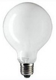 Лампа галогенная в наружной колбе - Philips HalA 100W E27 230V G95 OP 1CT/10 871150003150125