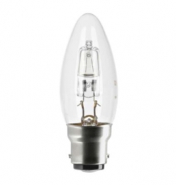 Галогенная лампа General Electric (Energy Efficient Halo Candle - Свеча) 20W HALO с CL B22 240V 1/12 - 98400
