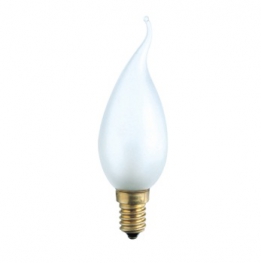 Лампа накаливания свеча на ветру (матовая) - Philips Deco 40W E14 230V BXS35 FR 1CT/4X5F 370lm - 871150017535938