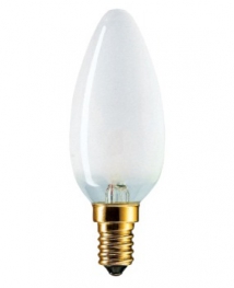 Лампа накаливания (Брест) General Eleсtric 40D1/F/E14 230V - код: 74403